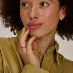 BLUSH 7212WZI WITGOUDEN OORKNOPPEN ZIRKONIA