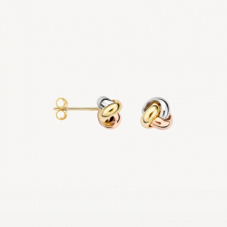 BLUSH 7157WYR TRICOLOR GOUDEN OORKNOPPEN