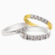 ECLAT M101-1X2 14 KARAAT GOUDEN MÉMOIRE RING BRILJANT 0.02CT. ECLAT M101-1X2 14 KARAAT GOUDEN MÉMOIRE RING BRILJANT 0.02CT.