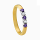 ECLAT M101-1X2 14 KARAAT GOUDEN MÉMOIRE RING BRILJANT 0.02CT. ECLAT M101-1X2 14 KARAAT GOUDEN MÉMOIRE RING BRILJANT 0.02CT.