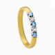 ECLAT M101-1X2 14 KARAAT GOUDEN MÉMOIRE RING BRILJANT 0.02CT. ECLAT M101-1X2 14 KARAAT GOUDEN MÉMOIRE RING BRILJANT 0.02CT.