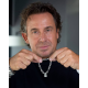 WAR CHILD BRACELET ZILVER/STAAL MET BEDEL MARCO BORSATO