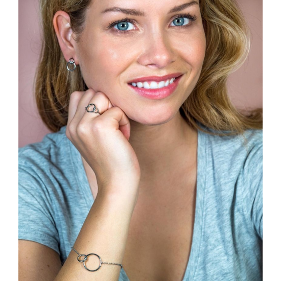 ZINZI ZIO1278 ZILVEREN OORKNOPPEN RONDE VORMEN