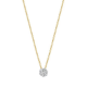 BLUSH 3602BDI GEELGOUDEN COLLIER MET HANGER DIAMANT 0.07CT.