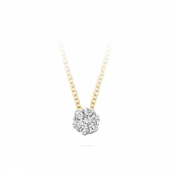 BLUSH 3602BDI GEELGOUDEN COLLIER MET HANGER DIAMANT 0.07CT.