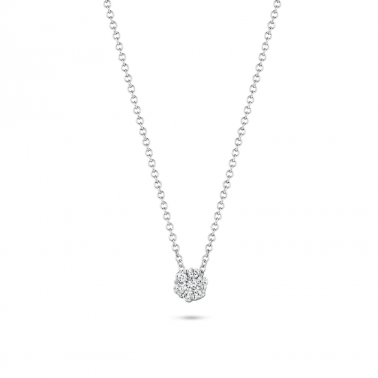 BLUSH 3602BDI GEELGOUDEN COLLIER MET HANGER DIAMANT 0.07CT.