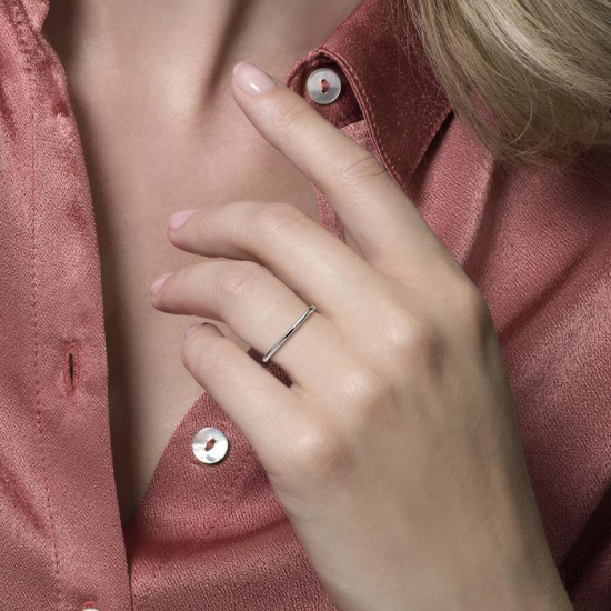 BLUSH 1197WGO WITGOUDEN RING POLI BLUSH 1197WGO WITGOUDEN RING POLI