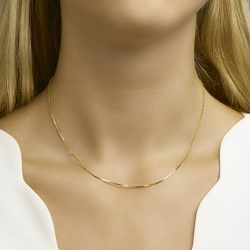 HUISCOLLECTIE 4003888 GOUDEN VENETIAANS COLLIER 42 CM