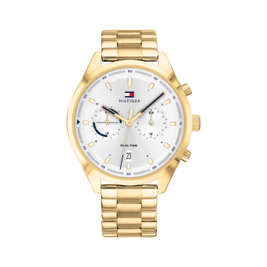TOMMY HILFIGER TH1791726 HERENHORLOGE VERGULD STAAL BENNETT TOMMY HILFIGER TH1791726 HERENHORLOGE VERGULD STAAL BENNETT