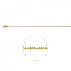 HUISCOLLECTIE 4003911 GOUDEN COLLIER VENETIAANS 50 CM.