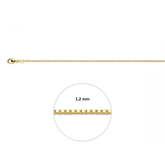 HUISCOLLECTIE 4003911 GOUDEN COLLIER VENETIAANS 50 CM.
