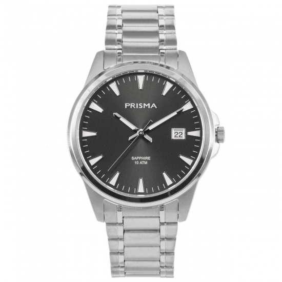 PRISMA HERENHORLOGE TITANIUM 100 M SAFFIER PRISMA HERENHORLOGE TITANIUM 100 M SAFFIER