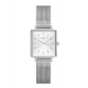 ROSEFIELD QMWMS-Q038 DAMESHORLOGE STAAL THE BOXY XS WHITE SUNRAY ROSEFIELD QMWMS-Q038 DAMESHORLOGE STAAL THE BOXY XS WHITE SUNRAY