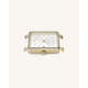 ROSEFIELD QVSGD-Q013 DAMESHORLOGE BICOLOR THE BOXY WHITE SUNRAY SILVER GOLD DUO ROSEFIELD QVSGD-Q013 DAMESHORLOGE BICOLOR THE BOXY WHITE SUNRAY SILVER GOLD DUO