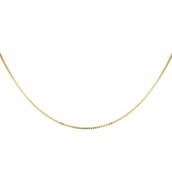 GOUDEN VENETIAANS COLLIER 42 CM