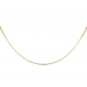 GOUDEN VENETIAANS COLLIER 42 CM