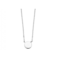 MOMENTS 61314AW ZILVEREN COLLIER MET HANGER GERHODINEERD