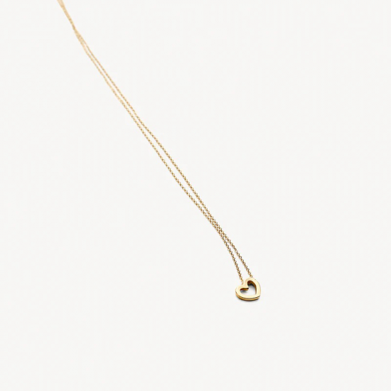 BLUSH 3081YGO GEELGOUDEN COLLIER MET HANGER HART