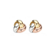 BLUSH 7145WYR TRICOLOR GOUDEN OORKNOPPEN KNOOP BLUSH 7145WYR TRICOLOR GOUDEN OORKNOPPEN KNOOP
