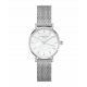 ROSEFIELD 26WS-266  DAMESHORLOGE STAAL THE SMALL EDIT WHITE SILVER