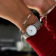 ROSEFIELD 26WS-266  DAMESHORLOGE STAAL THE SMALL EDIT WHITE SILVER