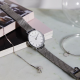 ROSEFIELD 26WS-266  DAMESHORLOGE STAAL THE SMALL EDIT WHITE SILVER
