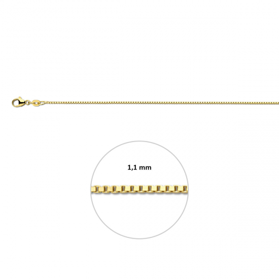 HUISCOLLECTIE 4003898 GOUDEN VENETIAANS COLLIER 45 CM