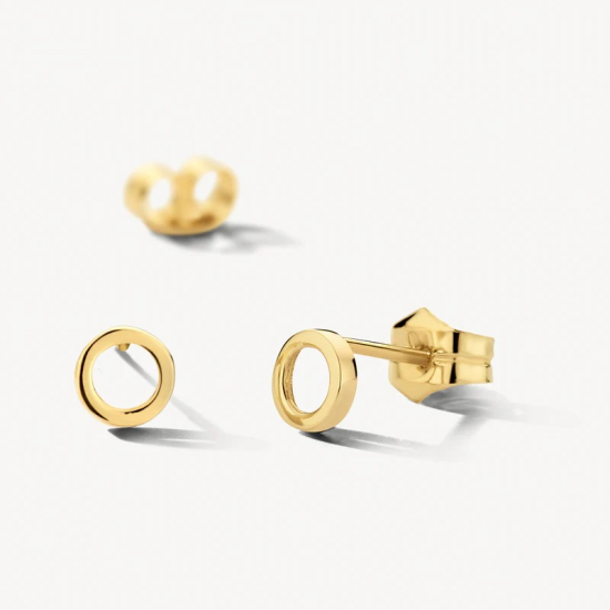 BLUSH 7244YGO GOUDEN OORKNOPPEN RONDJE BLUSH 7244YGO GOUDEN OORKNOPPEN RONDJE