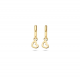 BLUSH 9057YGO GOUDEN OORRING AANHANGERS HARTJE BLUSH 9057YGO GOUDEN OORRING AANHANGERS HARTJE
