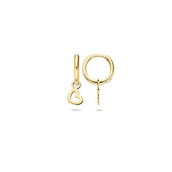 BLUSH 9057YGO GOUDEN OORRING AANHANGERS HARTJE