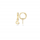 BLUSH 9057YGO GOUDEN OORRING AANHANGERS HARTJE