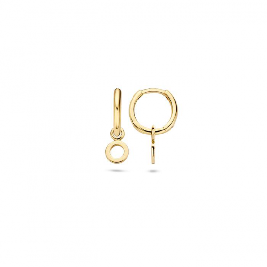 BLUSH 9059YGO GOUDEN OORRING AANHANGERS RONDJE