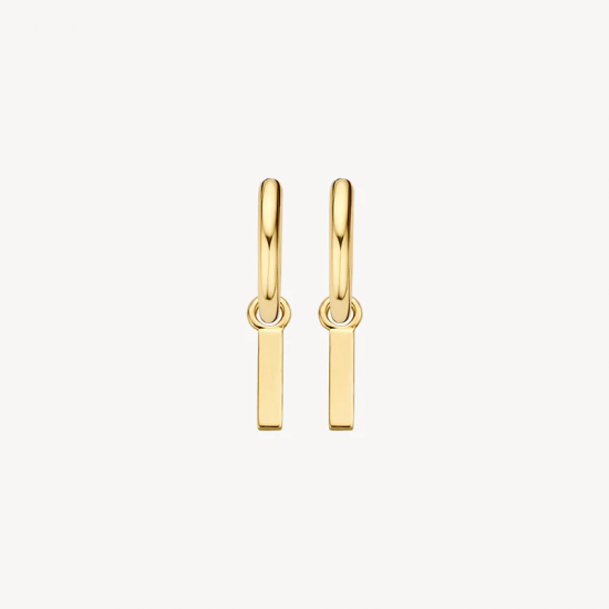 BLUSH 9056YGO GOUDEN OORRING AANHANGERS STAAFJE
