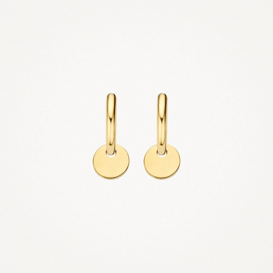 BLUSH 9055YGO GOUDEN OORRING AANHANGERS PLAATJE