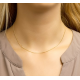 HUISCOLLECTIE 4004585 14 KARAAT GOUDEN GOURMET COLLIER 42 CM