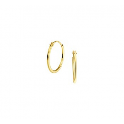 HUISCOLLECTIE 4001310 14 KARAAT GOUDEN OORRING 15 MM