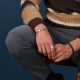 SON OF NOA 893 003-19 STALEN ARMBAND GOURMETSCHAKEL MET PLAAT SON OF NOA 893 003-19 STALEN ARMBAND GOURMETSCHAKEL MET PLAAT