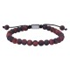 SON OF NOA 898 002 ARMBAND RODE MATTE TIJGEROOG KRALEN