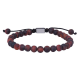 SON OF NOA 898 002 ARMBAND RODE MATTE TIJGEROOG KRALEN SON OF NOA 898 002 ARMBAND RODE MATTE TIJGEROOG KRALEN