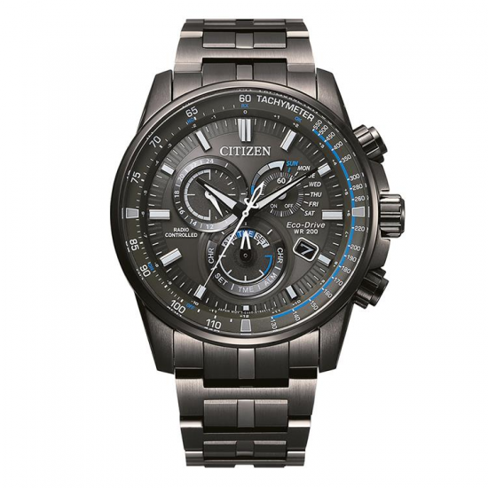 Citizen Horloge Staal Heren Citizen Hau Horloge Heren Eco-Drive Chrono  Staal Groen Juwelier