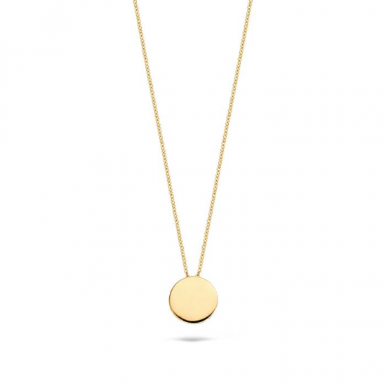 BLUSH 3088YGO GOUDEN COLLIER MET GEELGOUDEN PLAATJE ROND