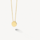 BLUSH 3088YGO GOUDEN COLLIER MET GEELGOUDEN PLAATJE ROND