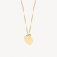 BLUSH 3088YGO GOUDEN COLLIER MET GEELGOUDEN PLAATJE ROND