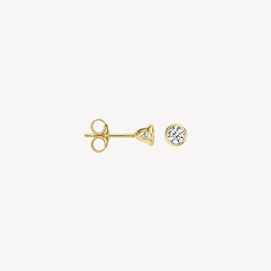 BLUSH 7256YZI GOUDEN OORKNOPPEN ZIRKONIA BLUSH 7256YZI GOUDEN OORKNOPPEN ZIRKONIA