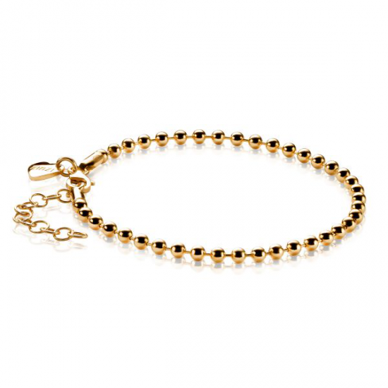 ZINZI ZIA1127G ZILVEREN VERGULDE ARMBAND BALLETJES ZINZI ZIA1127G ZILVEREN VERGULDE ARMBAND BALLETJES