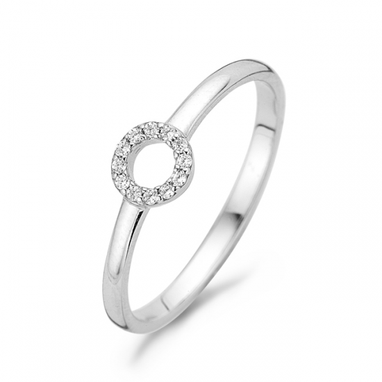MOMENTS 15101AW ZILVEREN RING GERHODINEERD MET ZIRKONIA MOMENTS 15101AW ZILVEREN RING GERHODINEERD MET ZIRKONIA