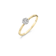 BLUSH 1611BDI GEELGOUDEN RING DIAMANT 0.15CT.