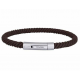 SON OF NOA 889 000-BROWN21 ARMBAND BRUIN KOORD MET STALEN SLUITING