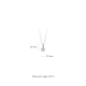 BLUSH 6600WDI WITGOUDEN HANGER DIAMANT 0.05 CT.