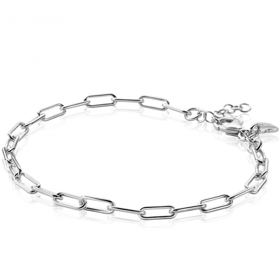 ZINZI ZIA2202 ZILVEREN ARMBAND PAPERCLIP SCHAKEL ZINZI ZIA2202 ZILVEREN ARMBAND PAPERCLIP SCHAKEL